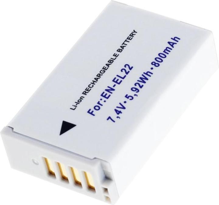 Actual product image AccuCell Nikon 1 J4 battery, EN-EL22 (Rechargeable battery)