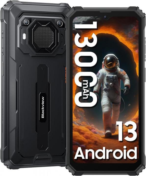 Produktbild Blackview BV6200 Pro (128 GB, Schwarz, 6.56", Dual SIM, 13 Mpx, 4G)