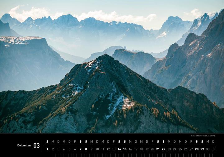 Produktbild Dolomiten Premiumkalender 2026 (50 x 35 cm, Deutsch)
