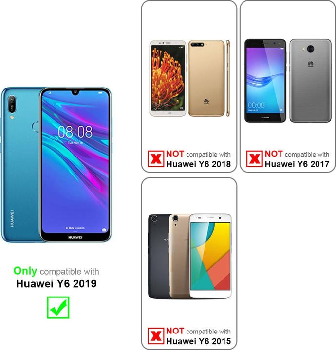 Image du produit Cadorabo Book avec fonction stand Cover (Huawei Y6 (2019))
