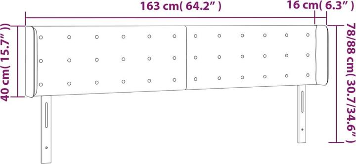 Immagine prodotto VidaXL Gianna (163 x 16 x 88 cm)