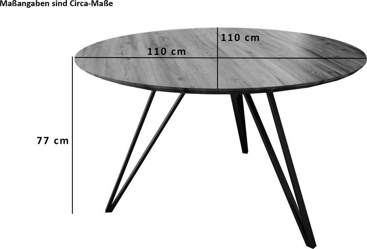 Actual product image SAM Insa (110 x 110 x 77 cm)