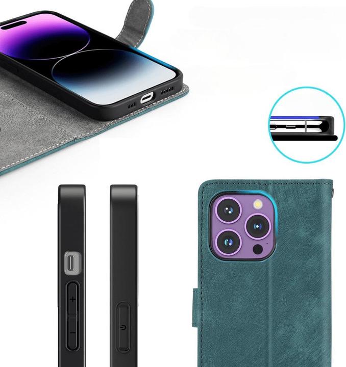 Productafbeelding Cover-Discount Xiaomi 13T / 13T Pro - Etui met RFID-blokker paars (Xiaomi 13T)