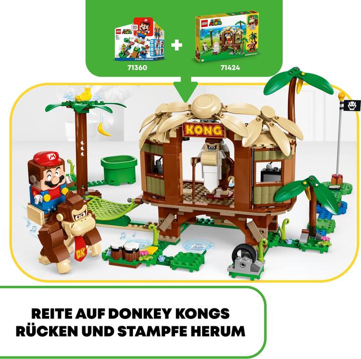 Immagine prodotto LEGO La casa sull'albero di Donkey Kong - Set di espansione (71424, LEGO Super Mario)