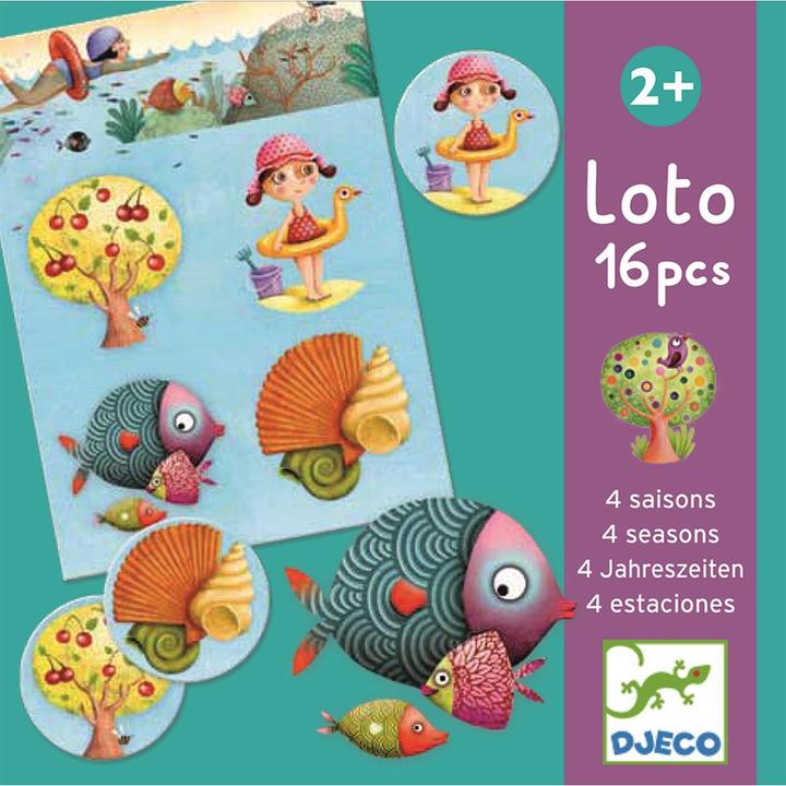Produktbild Djeco Lotto 4 Jahreszeiten (Multilingual)