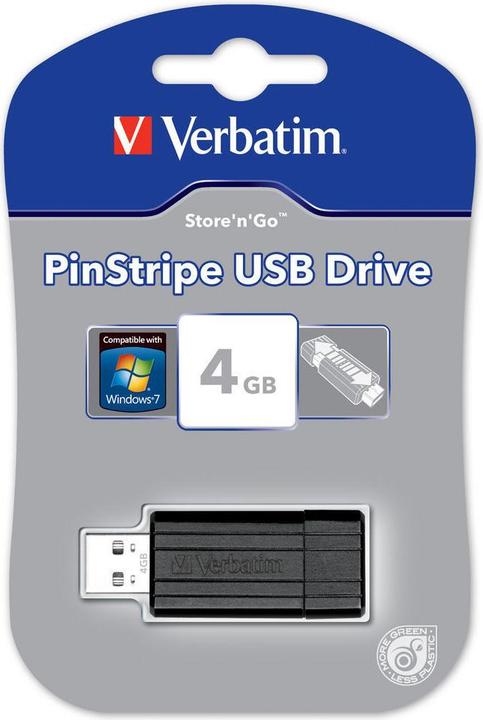 Produktbild Verbatim PinStripe (4 GB, USB-A, USB 2.0)
