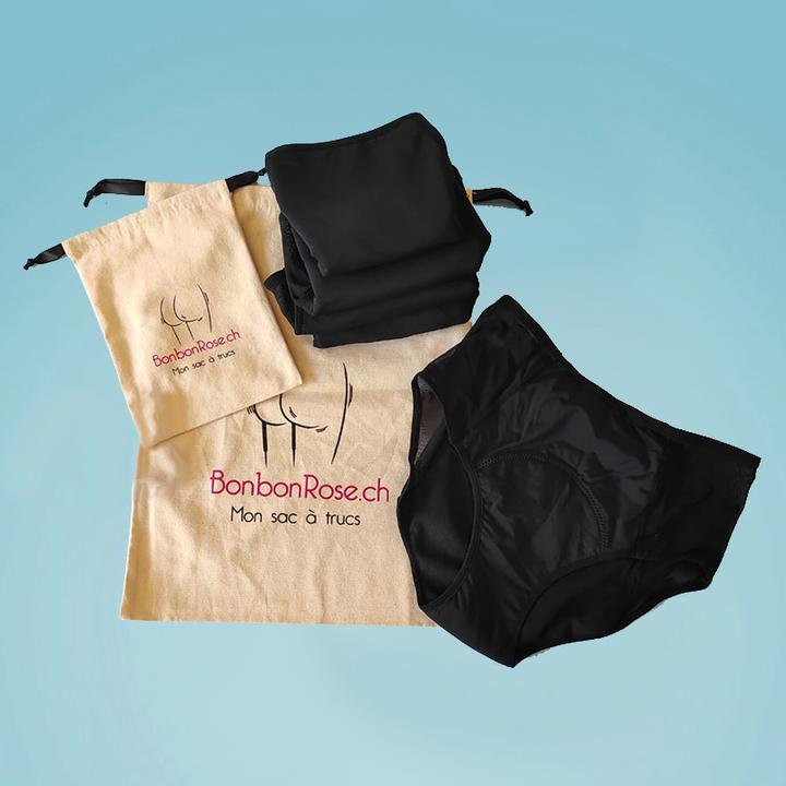 Bonbon Rose 5er-Pack Menstruationshöschen (S)