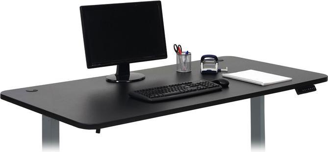 Image du produit Swisshandel24 Plateau pour bureau, plateau de bureau, 160x80cm noir (160 x 80 cm)