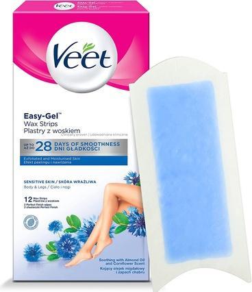 Image du produit Veet bandes de cire dépilatoire 12pcs. (12 x)
