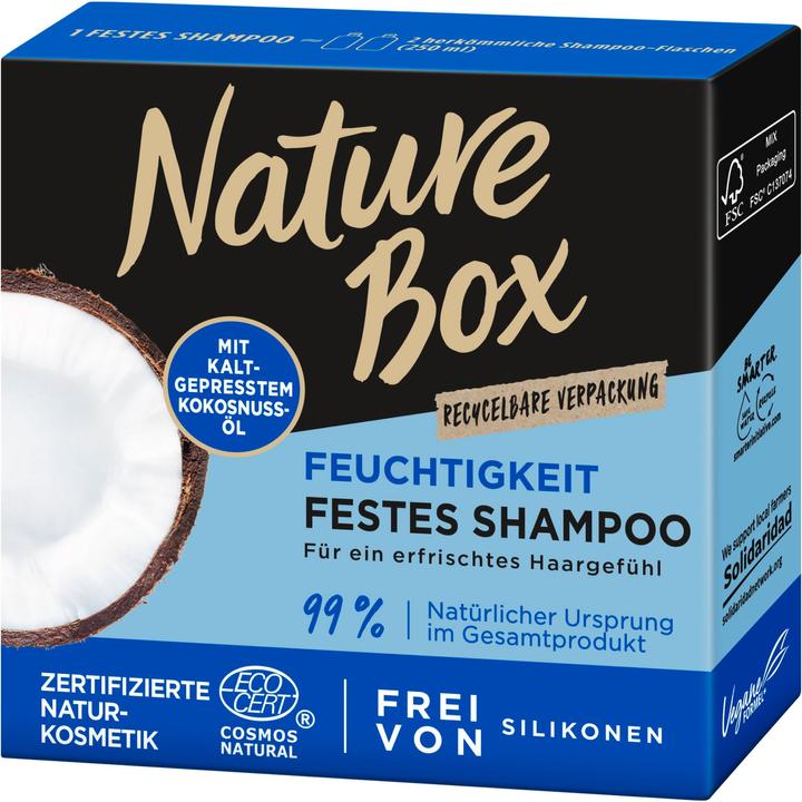Image du produit Nature Box Huile de coco (Shampoing solide)