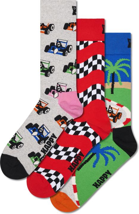 Happy Socks 3-Pack Top Racer Socks (3er Pack, 41 - 46)