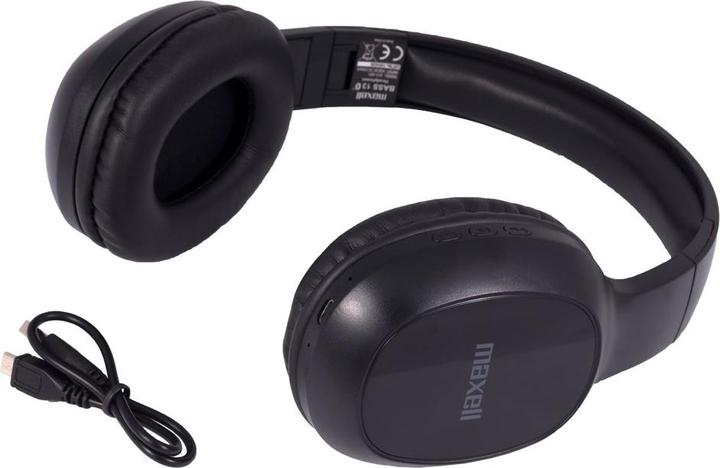 Immagine prodotto Maxell Cuffie Bluetooth Bass 13 senza fili, nero (20 h, Senza fili)