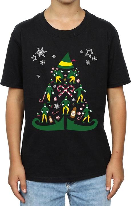 Immagine prodotto Elf Christmas Tree Maglietta Ragazzi (140, 146)