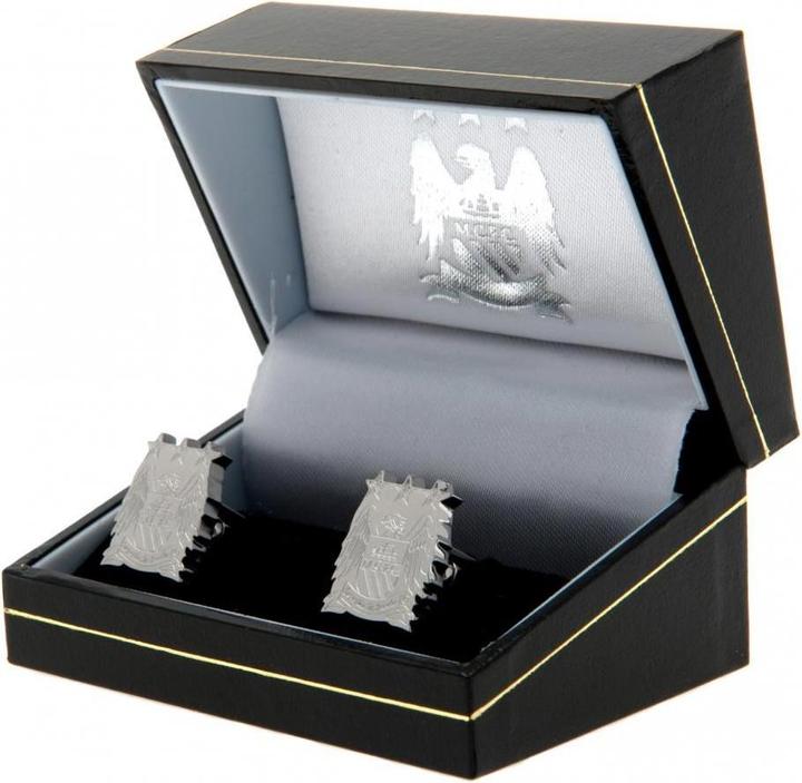 Actual product image Manchester City F.C. Manchester City FC Cufflinks Crest Stainless steel (100% stainless steel)