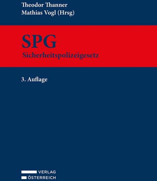 Produktbild SPG - Sicherheitspolizeigesetz (Deutsch, Matthias Vogl, 2024)