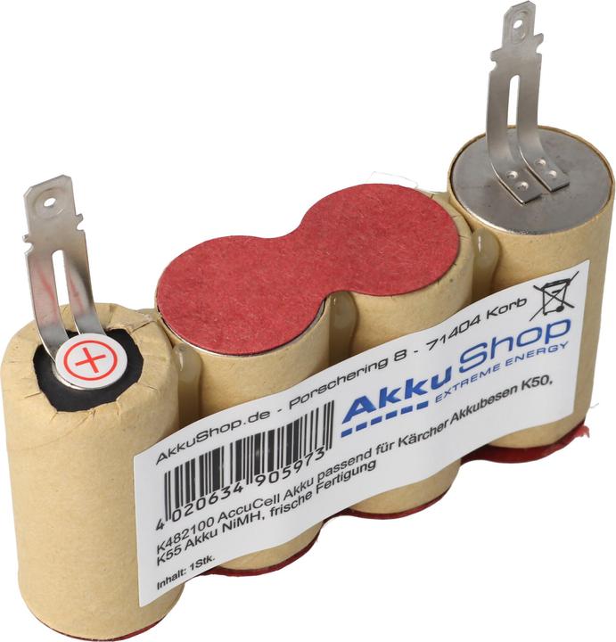 Immagine prodotto AccuCell Batteria per la scopa a batteria Kärcher K50, K55
