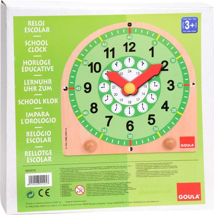 Produktbild Goula Lernuhr aus Holz (Deutsch)