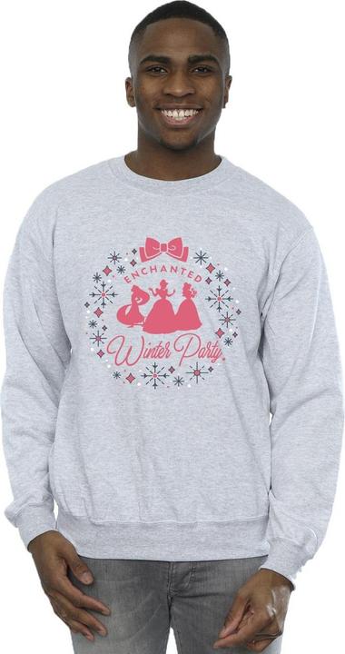 Actual product image Disney Mens Princess Winter Party Sweatshirt (M)