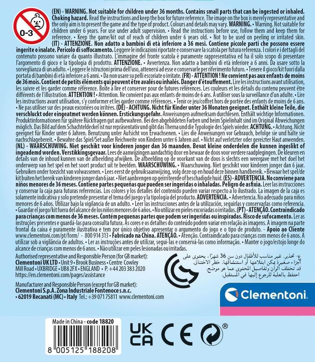 Produktbild Clementoni 18820 Crazy Chic – Lovely Eyeshadow: Bär, Lidschatten-Make-up, sicher und hypoallergen, K
