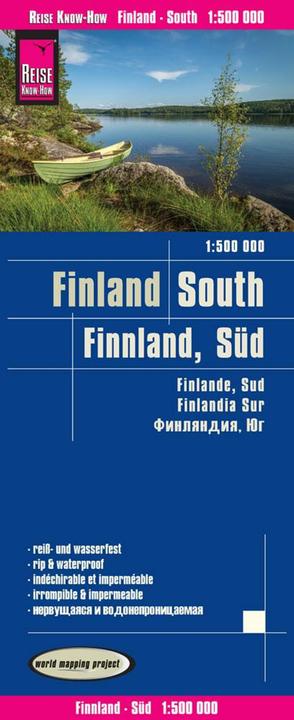 Immagine prodotto Mappa Finlandia, Sud 1:500.000 500000
