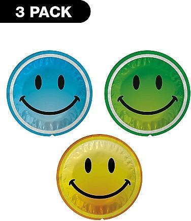 Actual product image Pipedream Smiley Face Regular (100 pcs.)