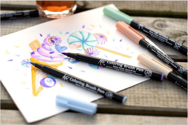 Produktbild Sakura Koi Coloring Brush Pen set Sweets | 6 colours (6 Farben, 6 x)