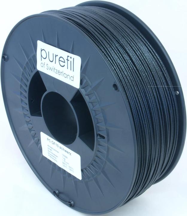 Productafbeelding Purefil Draad (PC, 1.75 mm, 1000 g, Zwart)