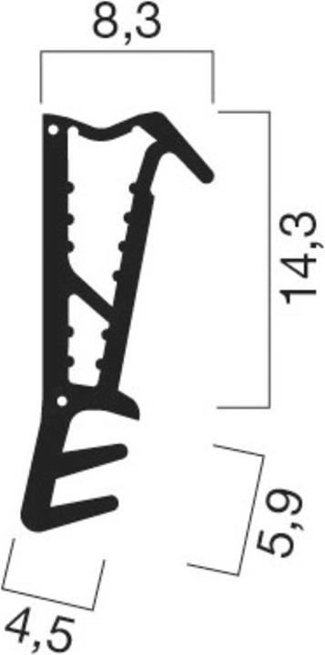 Image du produit Goll Profilés d'étanchéité pour portes d'entrée SF 1028