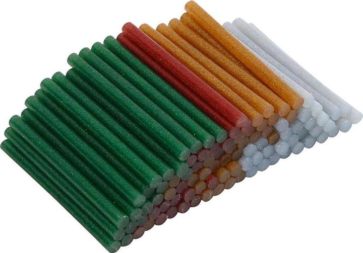 Productafbeelding Creativ Company Lijmstiften goud/groen/rood/zilver, 100 stuks.