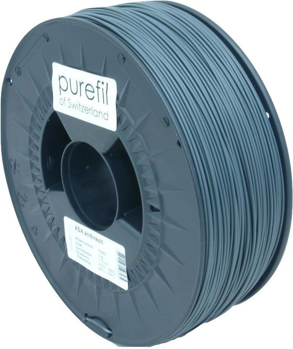 Actual product image Purefil Filament (ASA, 1.75 mm, 1000 g, Grey)