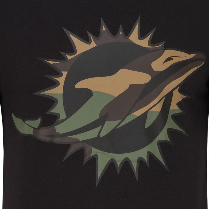 Produktbild New Era Shirt - NFL Miami Dolphins schwarz / wood camo - M (M)