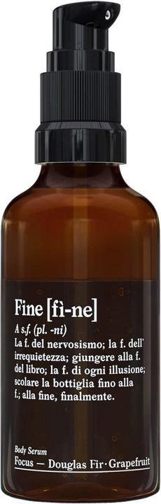 Actual product image [fì-ne] Focus Douglas Fir Grapefruit Body Serum (Body cream, 200 ml)