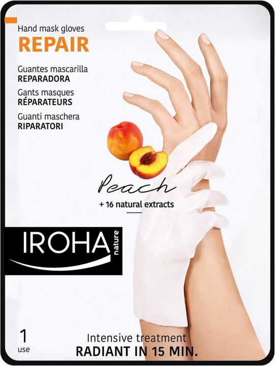 Produktbild Iroha Nature Nature - Hand Mask Gloves Repair Peach (9 ml)