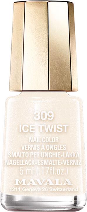 Actual product image Mavala Mini Colour's Nail Polish - Twist & Shine Collection (Ice Twist, Gel-Effect Nail Polish)