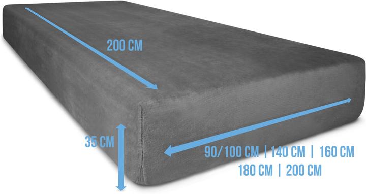 Image du produit Aspero Drap-housse en flanelle PERPIGNAN - 2180 (90-100 x 200 cm)