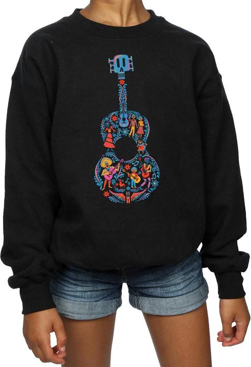 Produktbild Disney Coco Guitar Pattern Sweatshirt Mädchen (128)