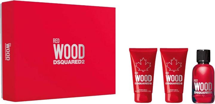 Dsquared2 WOOD - Red Pour Femme Eau de Toilette Set (Eau de Toilette, 50 ml)
