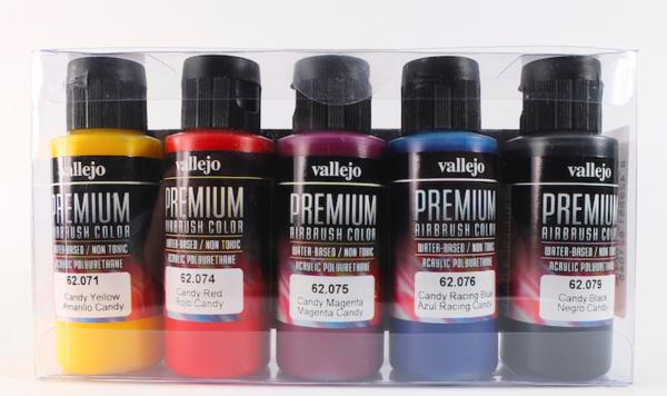 Image du produit AirbrushKing Premium Airbrush Colors - Vallejo - Kit de bonbons