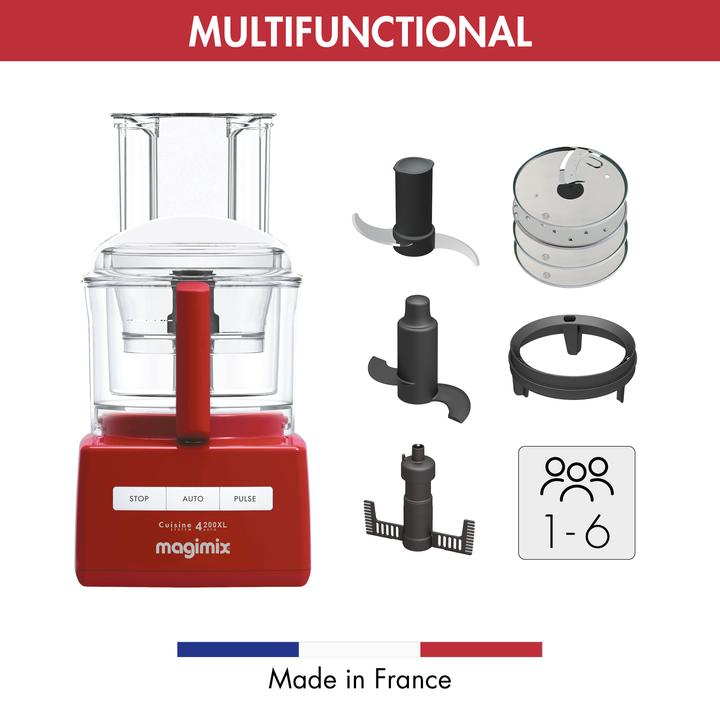 Produktbild Magimix Cuisine Systeme 4200 XL Rood (950 W)