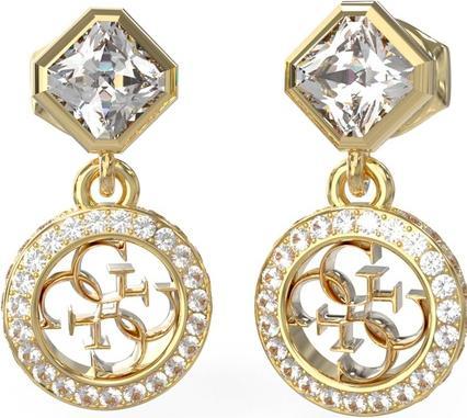 Produktbild Guess 4G Crush Gold Plated Drop Earrings JUBE04154JWYGT/U