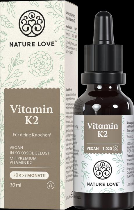 Produktbild Nature Love Vitamin K2 (10 Stück, Tropfen, 10.50 g)
