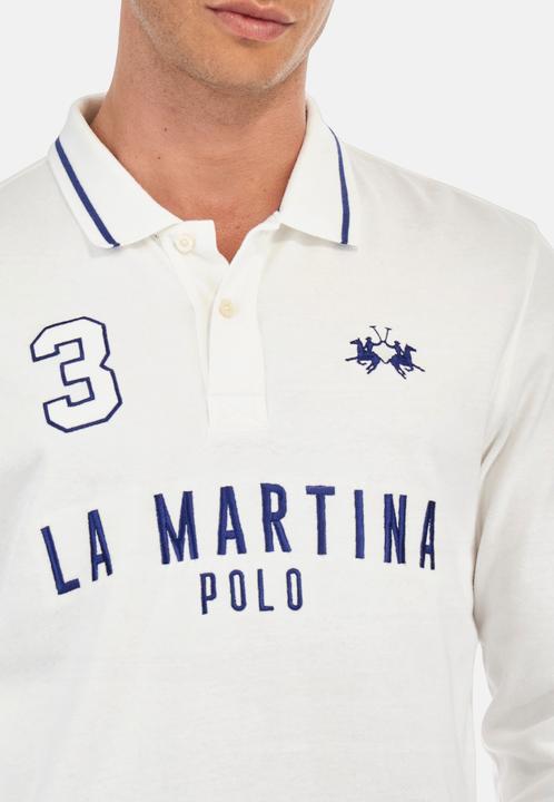 Produktbild La Martina Poloshirt Langarmshirt mit Polokragen (XL)