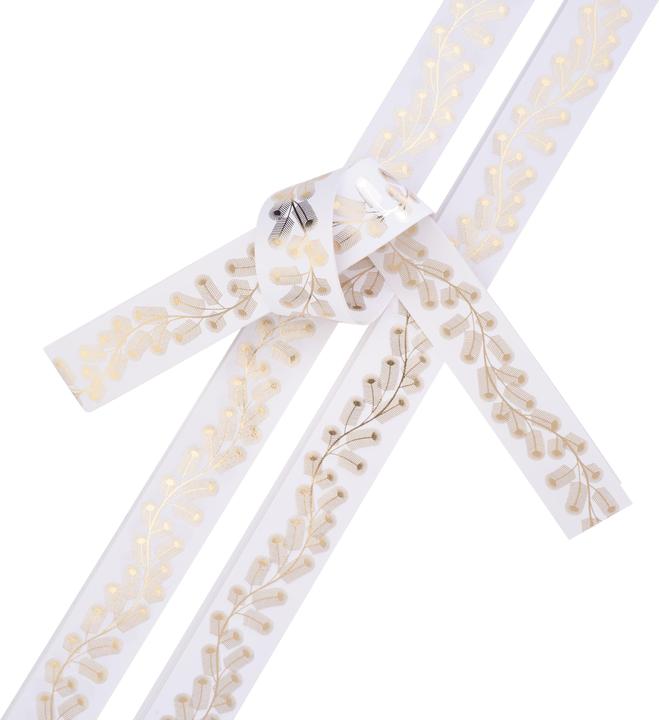Produktbild Rico Design Papierstreifen "Zweige", Weiss-Gold, 40 Streifen (120 g/m², 40 x)