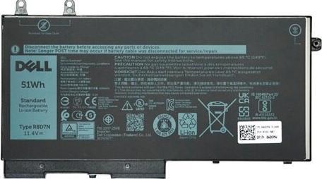 Immagine prodotto Dell Batteria primaria - Ioni di litio - 51Whr 3 celle per Latitude 5400/5401/5500/5501/ Precision (3 Celle, 4254 mAh)