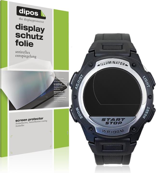 Actual product image Dipos Screen Protector Anti-Glare for Casio W-756