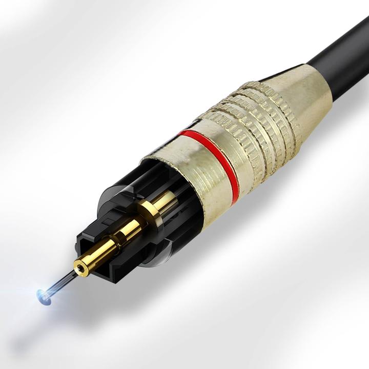 Produktbild LinQ Optisches Digitalkabel, 2m lang, – Schwarz (2 m, TOSLINK)