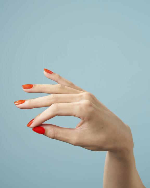Actual product image CND Shellac Ig-Night-Ed Semi-Transparent for Jelly Effect No. 471 Orange UV Nail Polish - Gleam & Gl (Orange, Gel-Effect Nail Polish)