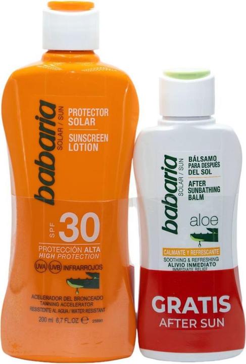 Produktbild Babaria SOL. LECHE PROTECTOR ALOE F30 200 ML + AFTER SUN 100 ML (Sonnenmilch, SPF 30)