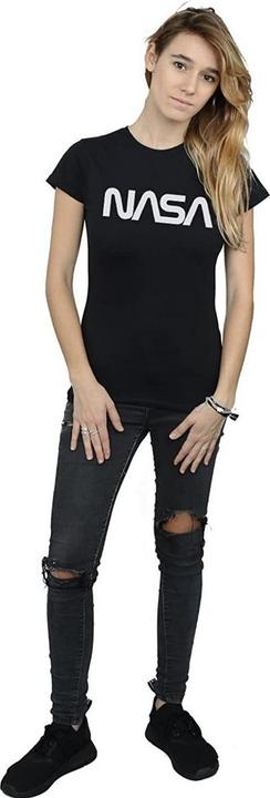 Actual product image Nasa Womens/Ladies Modern Logo Cotton Boyfriend T-Shirt (3XL)