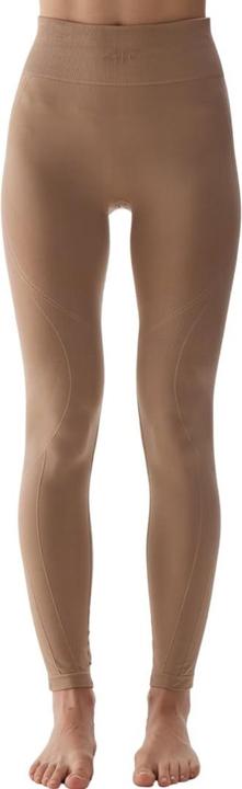 Produktbild 4F Legginsy termoaktywne damskie F157 jasny brąz 4FWAW24USEAF157 82S M/L (M/L)